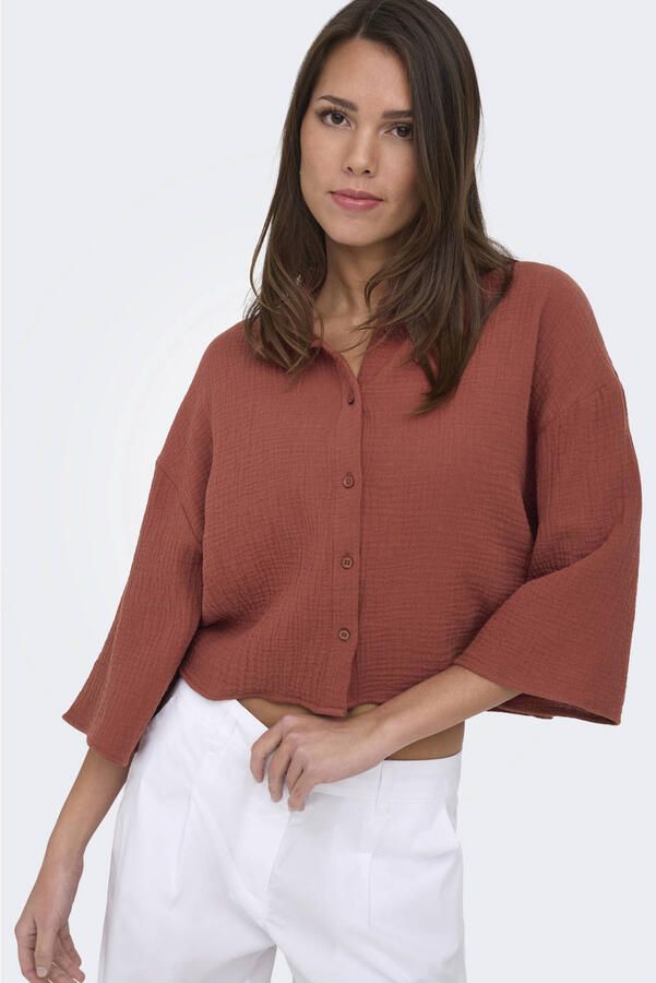 JDY blouse roodbruin