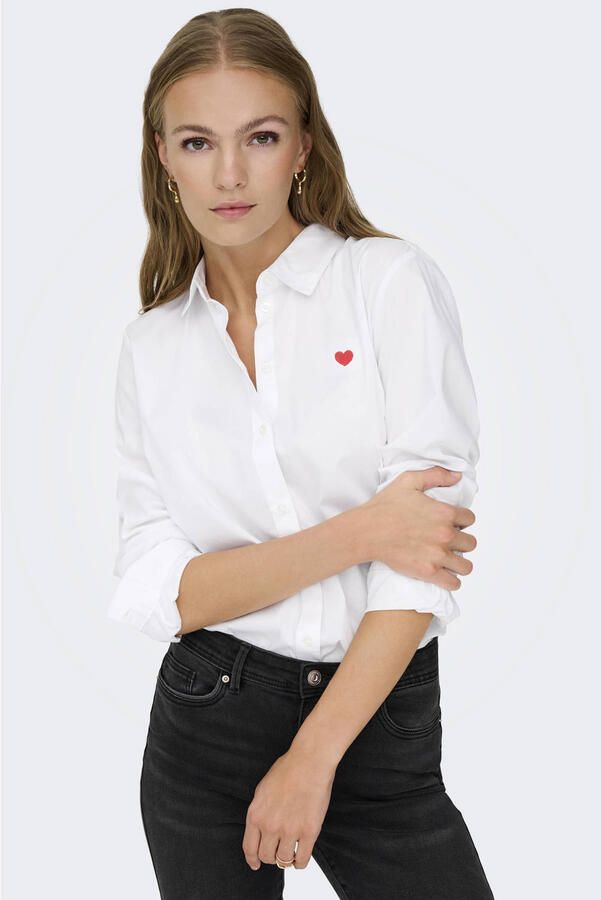 JDY Mio Embroidery Overhemd Dames - Foto 3