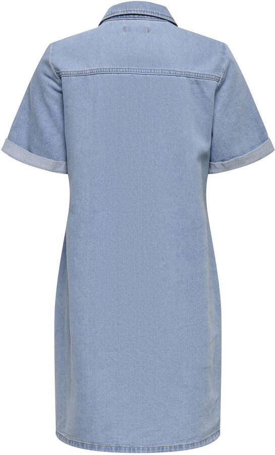 JDY blousejurk gebreid light blue denim - Foto 2