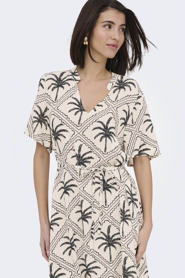 JDY blousejurk met print zand