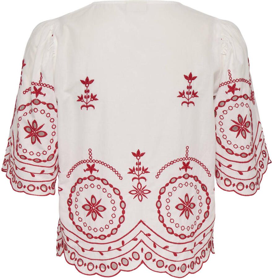 JDY blousetop broderie ecru - Foto 2