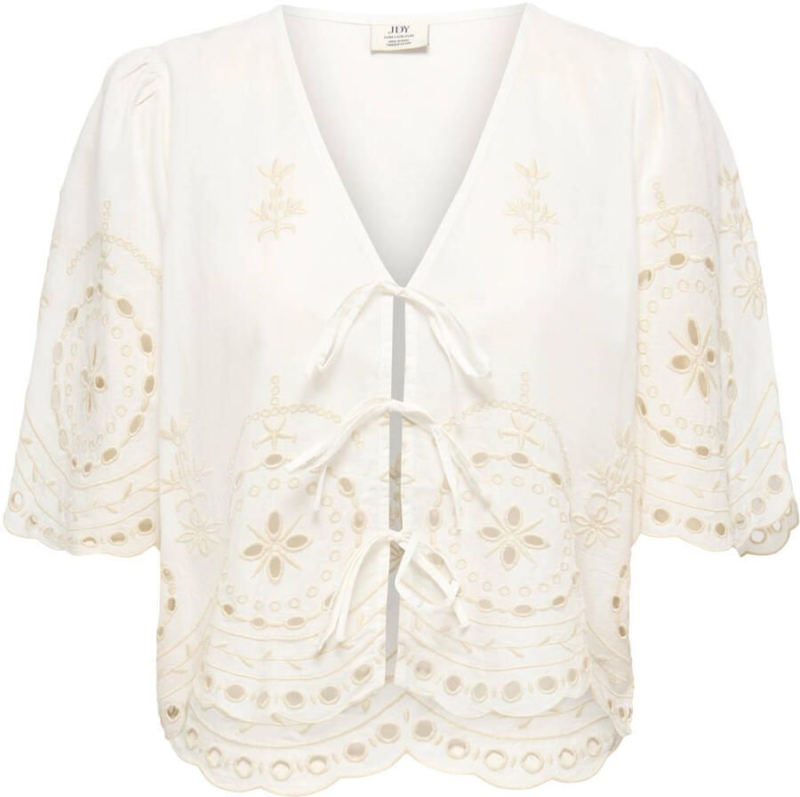 JDY blousetop broderie ecru