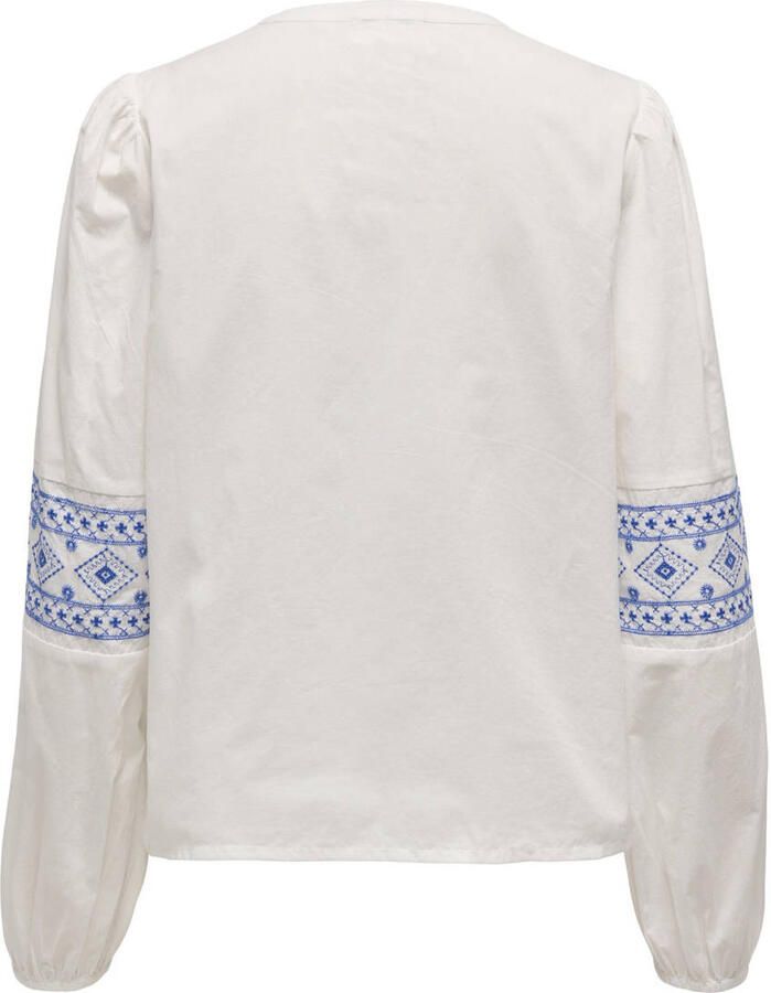 JDY Lulu Embroidery LS Shirt Dames