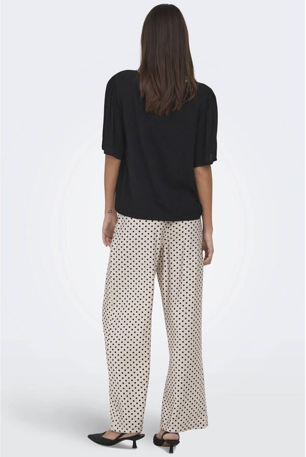 JDY blousetop met textuur zwart - Foto 3