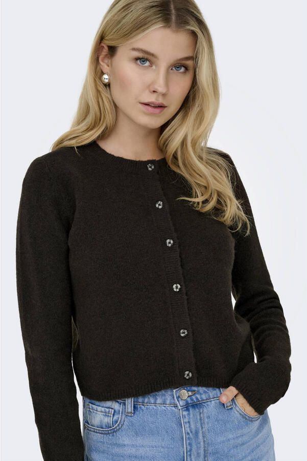 JDY cardigan met wol fijn gebreid - Foto 3