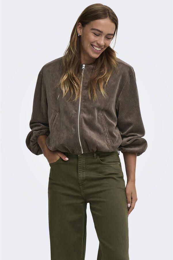 JDY corduroy bomberjack bruin
