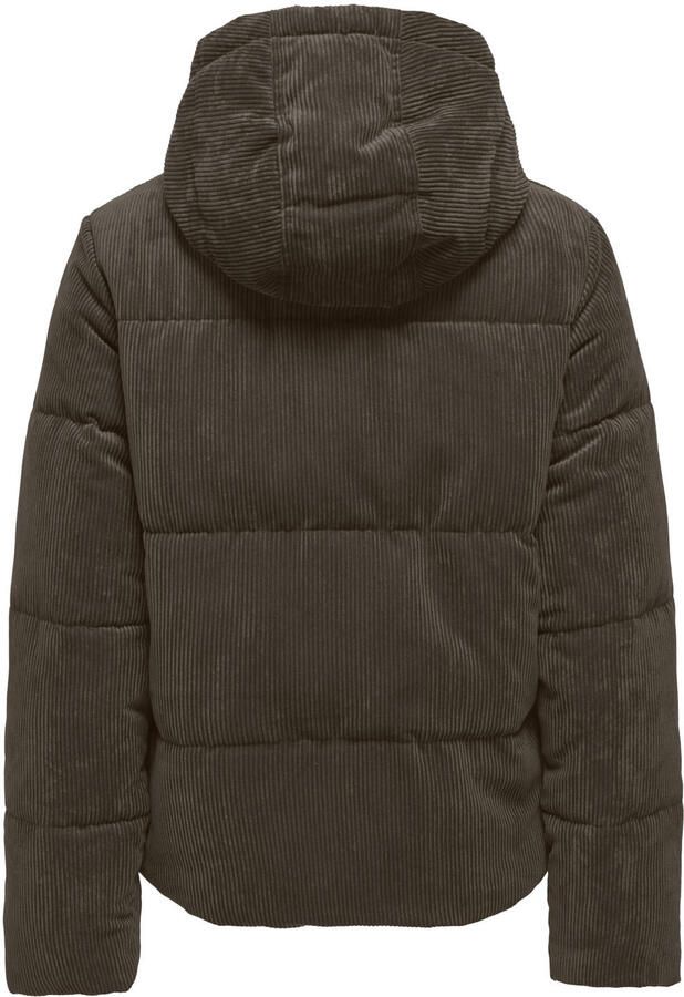 JDY corduroy winterjas bruin - Foto 2