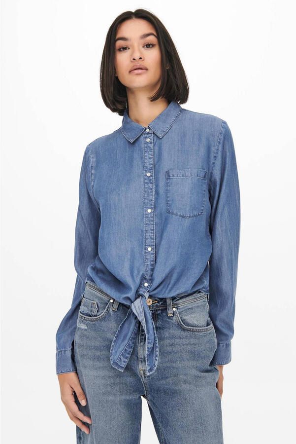 Jacqueline de Yong Women& Shirt Blauw Dames