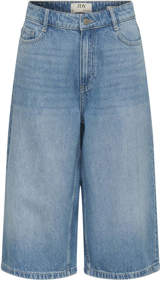 JDY denim high wide leg jorts lichtblauw