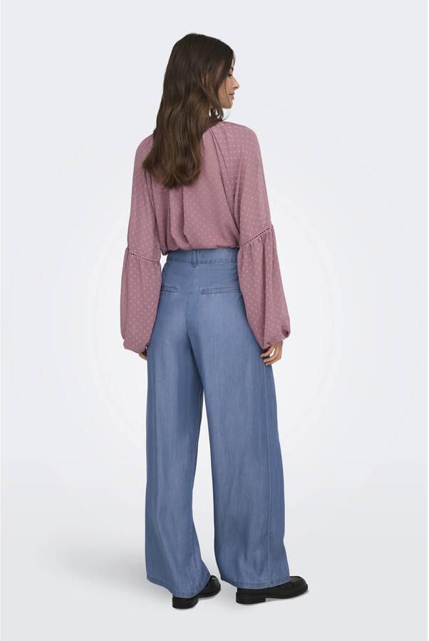 Jacqueline de Yong Wijde Jasper HW Broek voor Dames Blue Dames - Foto 2