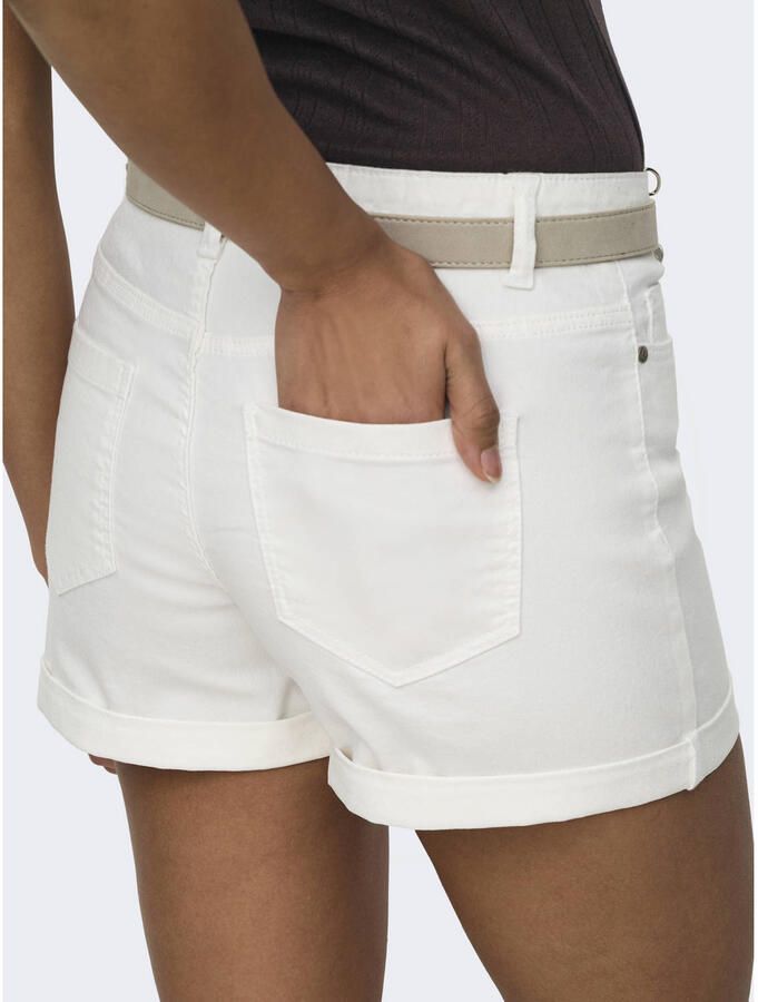 JDY denim regular waist short wit - Foto 3