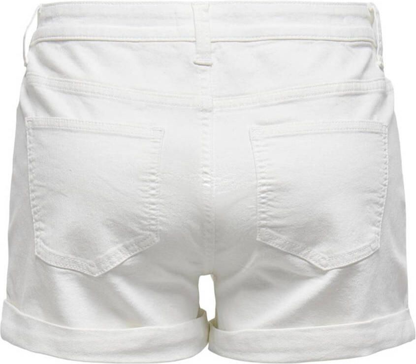 JDY denim slim regular waist denim short wit - Foto 2