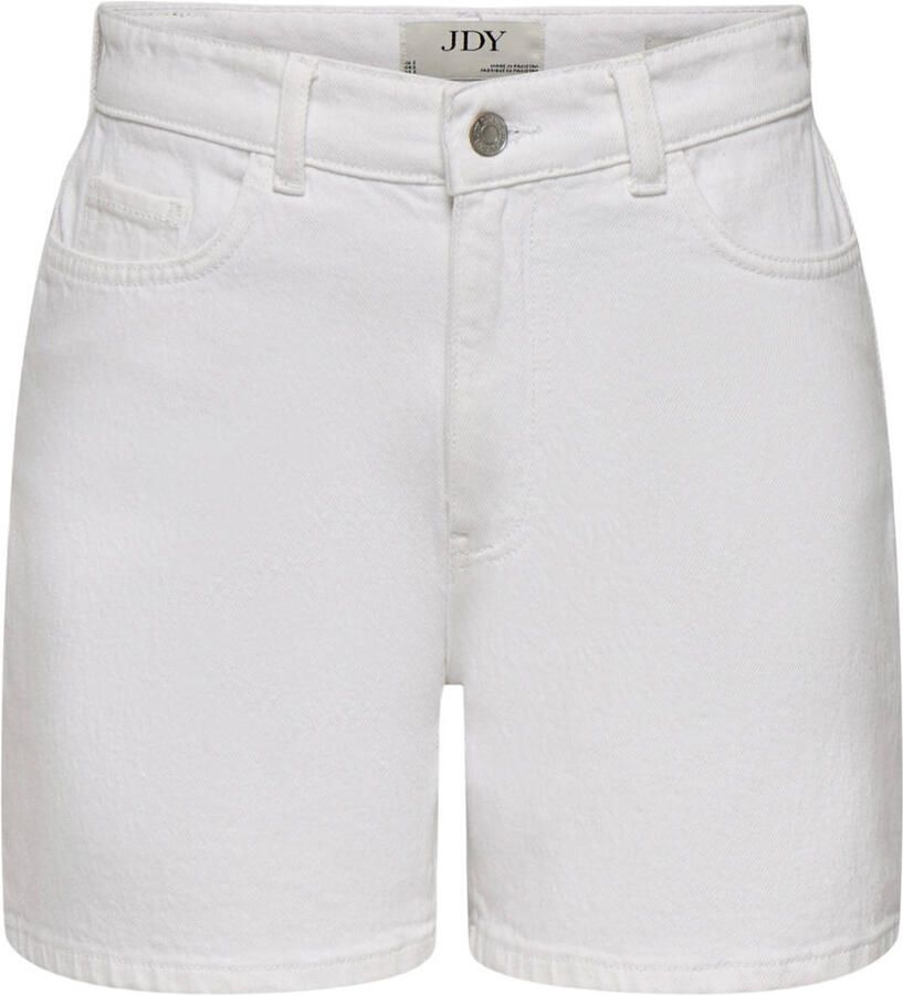 JDY denim wide leg high waist short wit