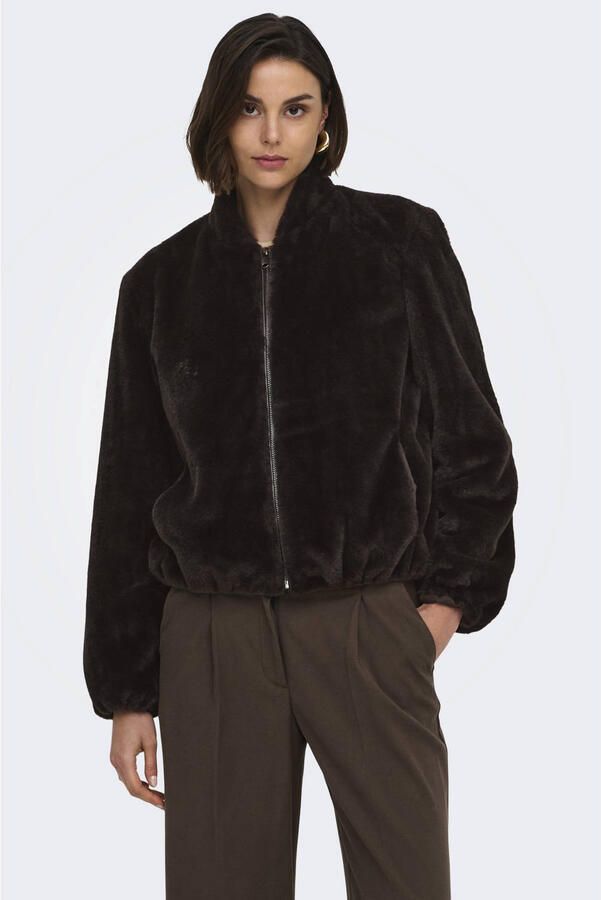 JDY Macy Faux Fur Balloon Jas Dames
