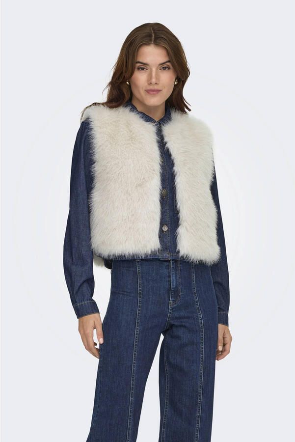 JDY Ora Faux Fur Bodywarmer Dames