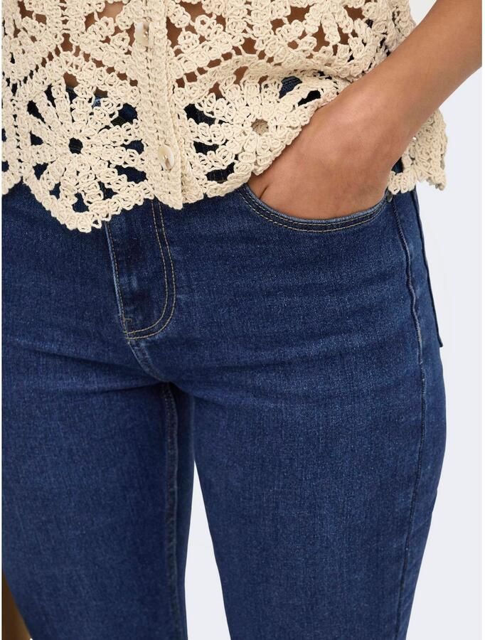 JDY frida Hw Skinny Bootcut Dnm Noos flared jeans donkerblauw - Foto 2