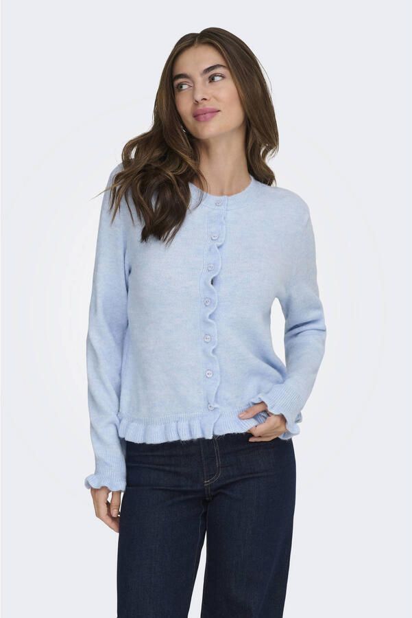 JDY Letty Frill Cardigan Knit Vest Dames