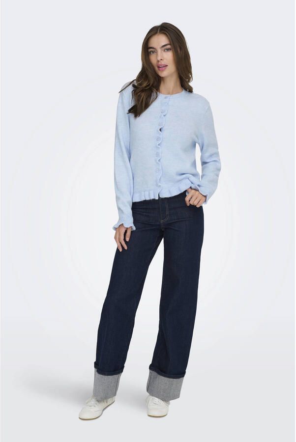 JDY Letty Frill Cardigan Knit Vest Dames - Foto 3