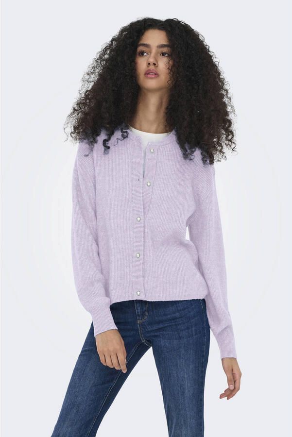 JDY gebreid vest met parels
