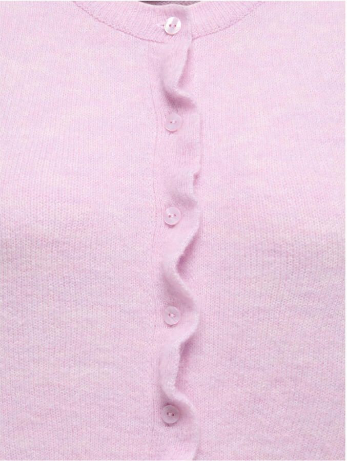 JDY gebreid vest roze - Foto 2