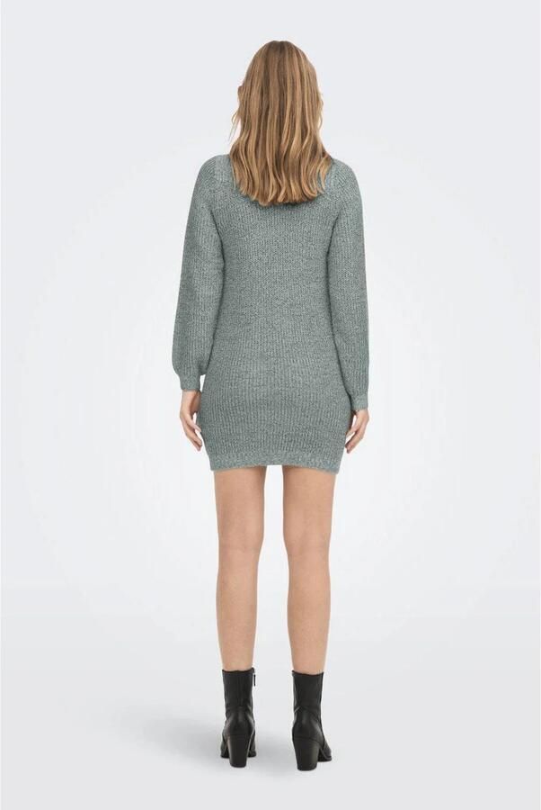 JDY Mini-jurk WHITNEY MEGAN L S BOAT DRESS KNT NOOS