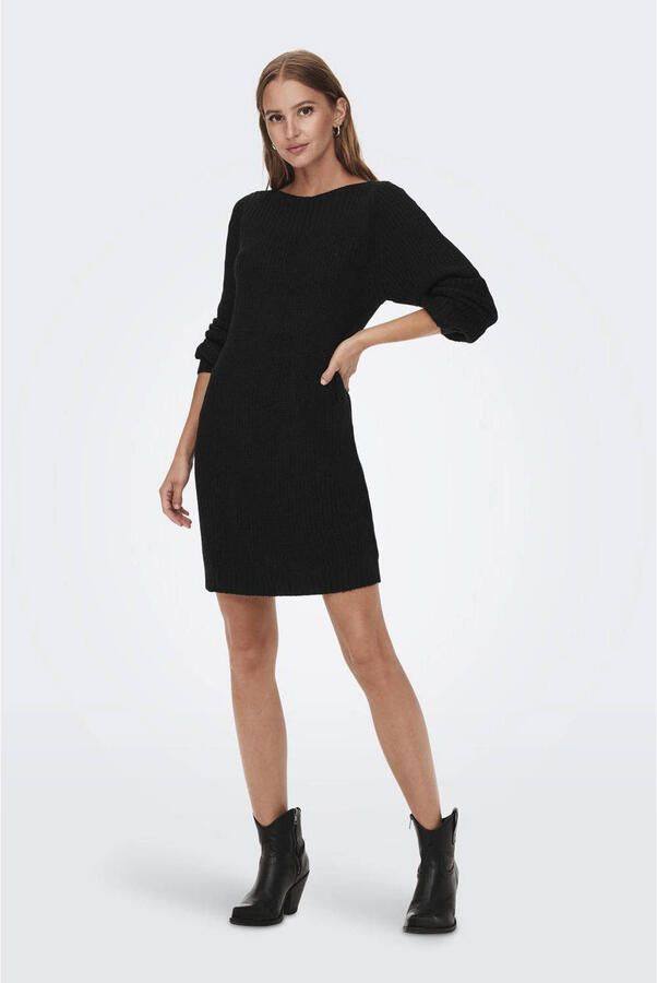 JDY Mini-jurk WHITNEY MEGAN L S BOAT DRESS KNT NOOS - Foto 2