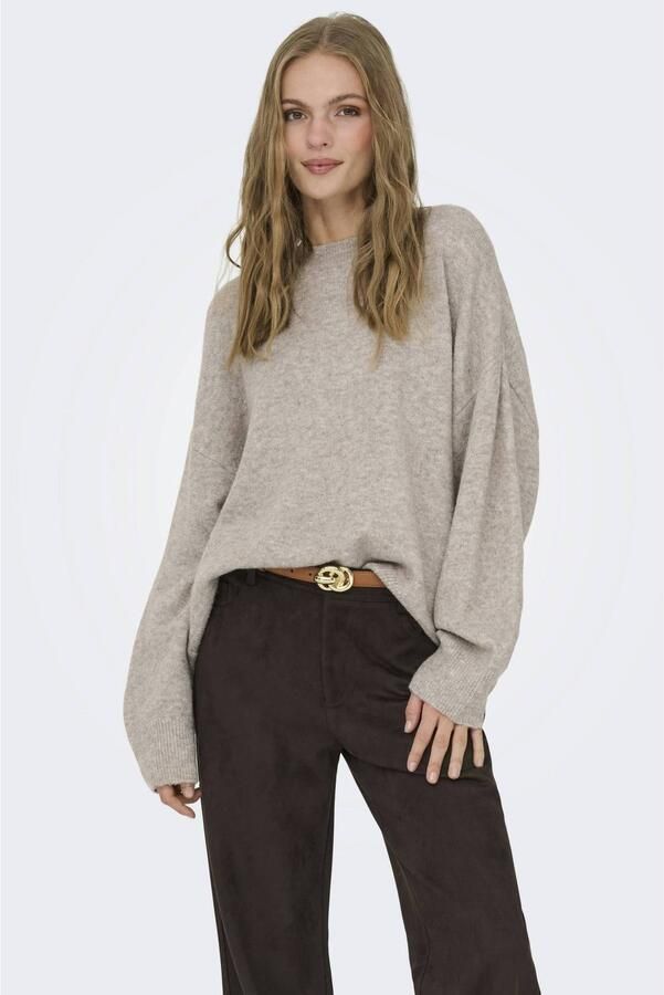 JDY gebreide trui beige