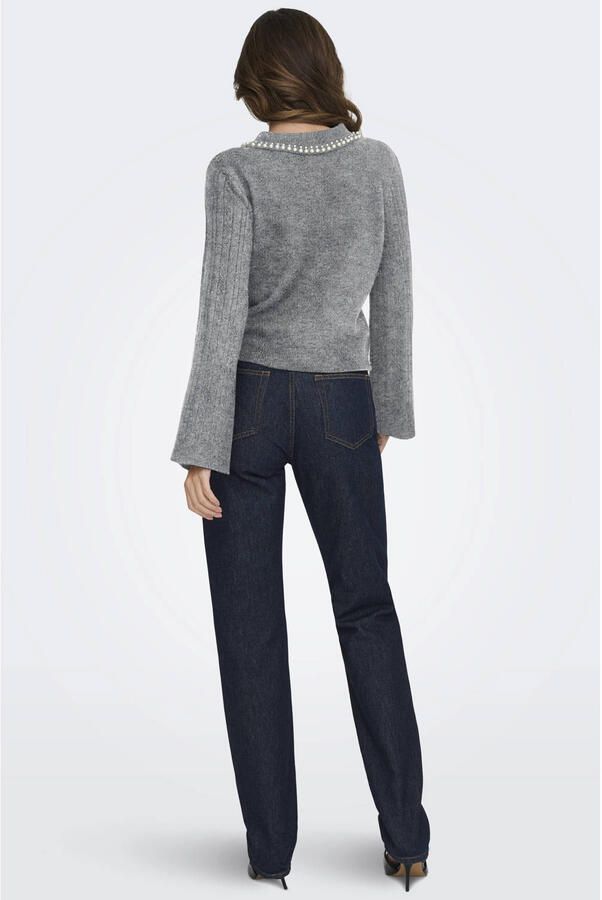 JDY April Life Pearl Collar Sweater Dames - Foto 3