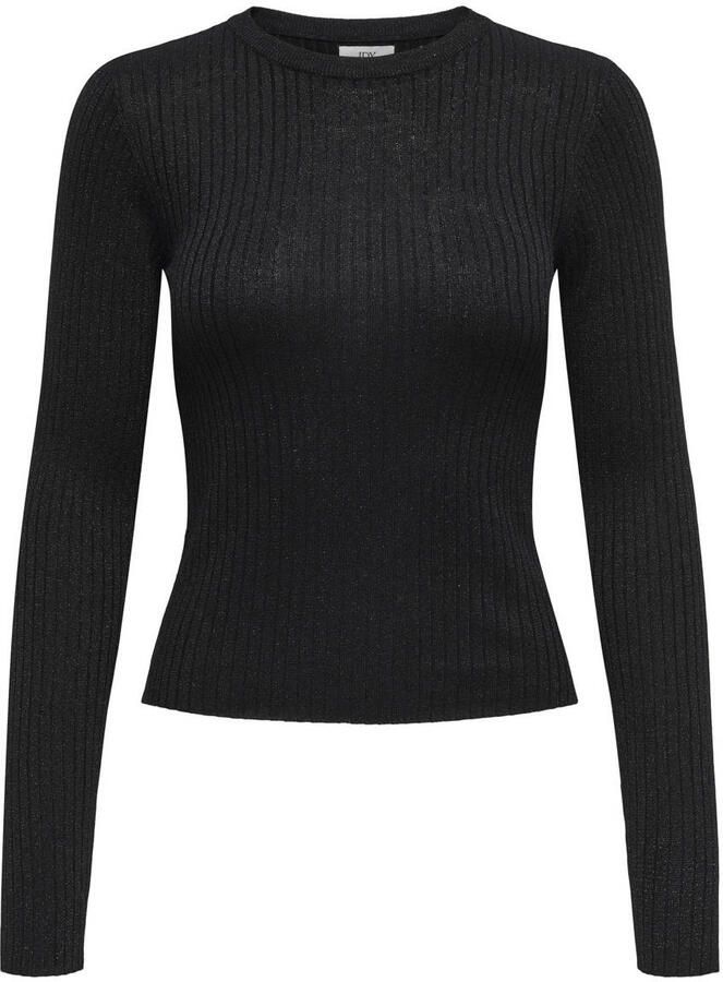 JDY Plum Lurex Knit Sweater Dames
