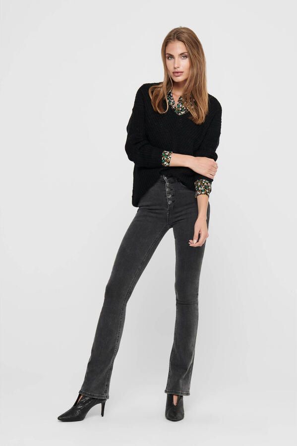 Jacqueline de Yong Zwarte Dames Gebreide Kleding Black Dames - Foto 3