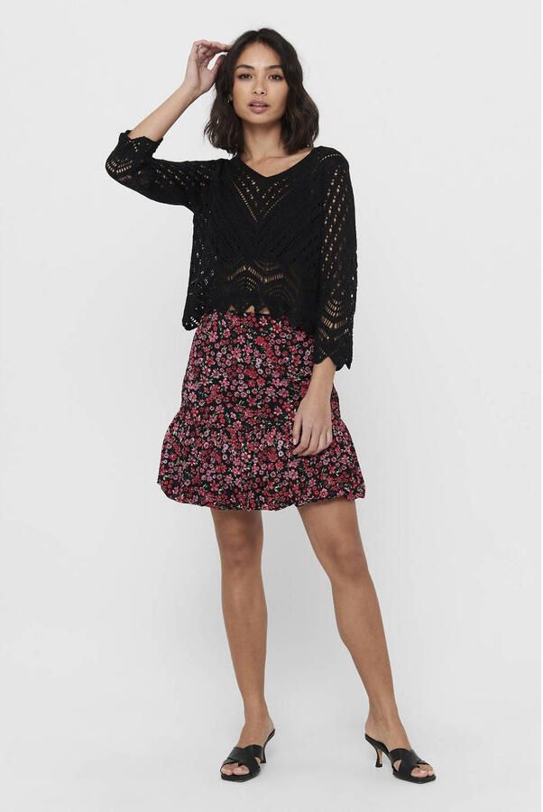 JDY Gebreide trui NEW SUN 3 4 CROPPED PULLOVER KNT NOOS