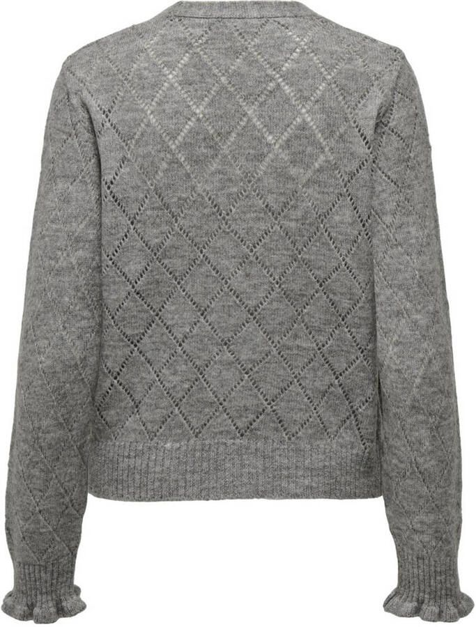 JDY Vest LETTY L S V-NECK STRUC CARDI KNT NOOS