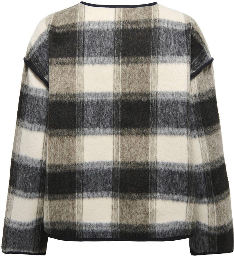 JDY geruite jacket zwart - Foto 2