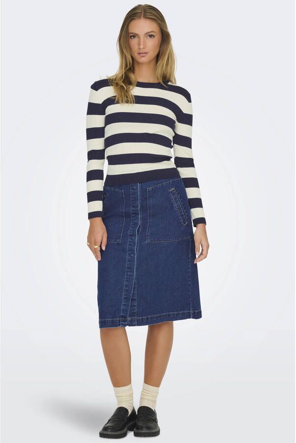 JDY Trui met ronde hals PLUM L S O-NECK PULLOVER KNT NOOS - Foto 2
