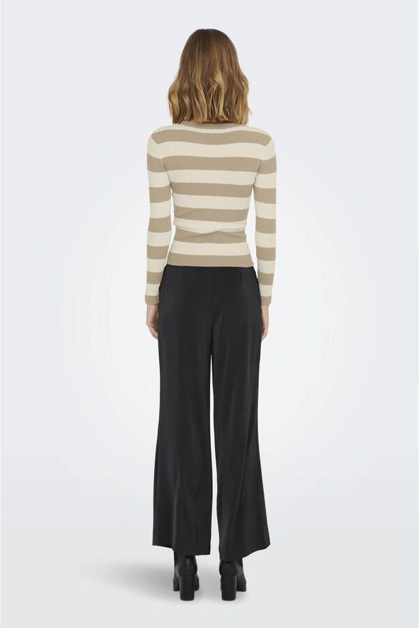 JDY Trui met ronde hals PLUM L S O-NECK PULLOVER KNT NOOS