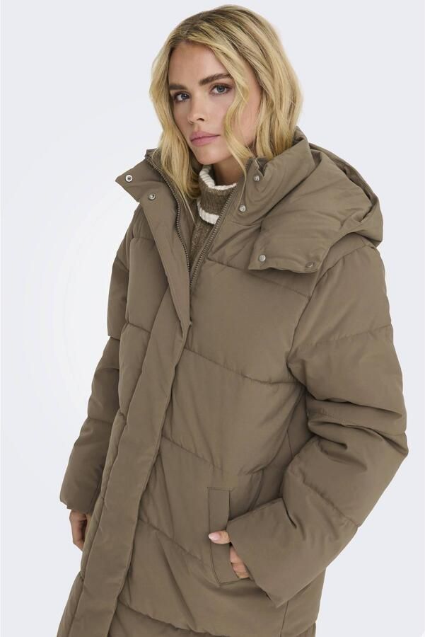 JDY Gewatteerde jas MAJA LONG PADDED JACKET OTW YFM NOOS