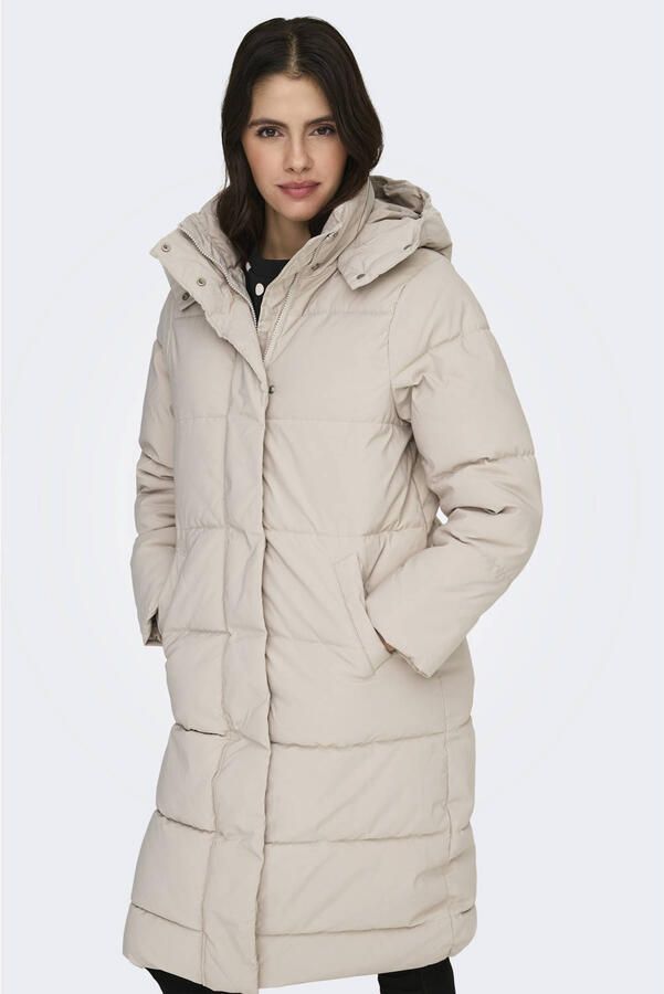 JDY Gewatteerde jas MAJA LONG PADDED JACKET OTW YFM NOOS