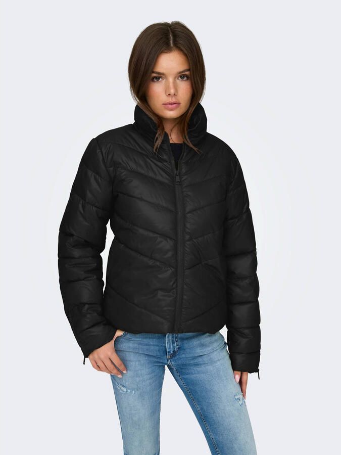 JDY gewatteerde jas zwart - Foto 3