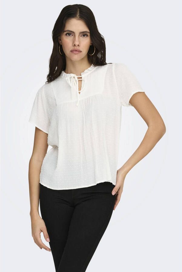 JDY Blouse met korte mouwen LIMA LIFE S S TOP WVN NOOS