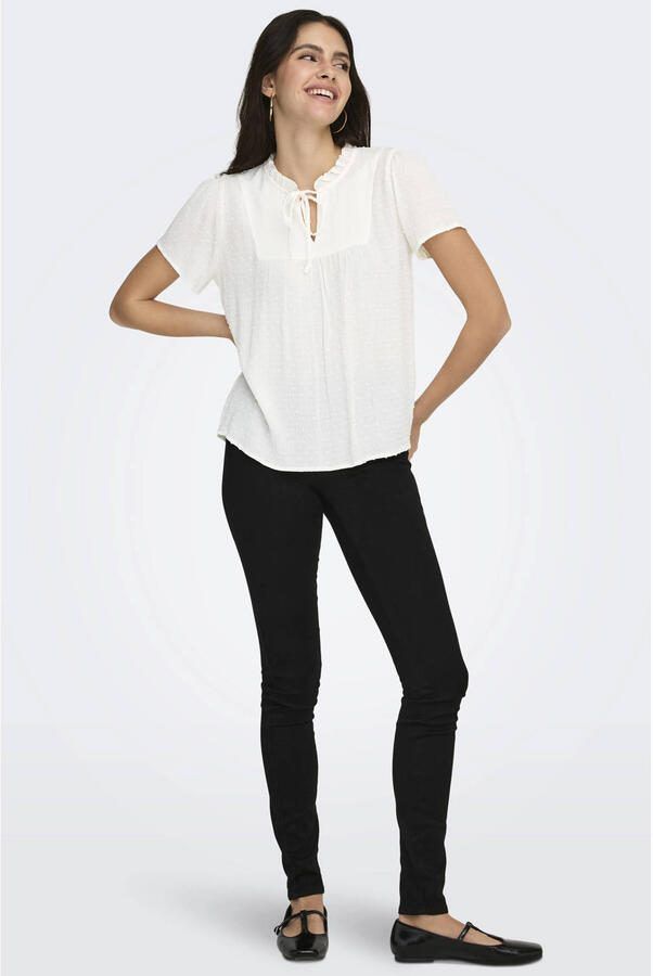 JDY Blouse met korte mouwen LIMA LIFE S S TOP WVN NOOS - Foto 2