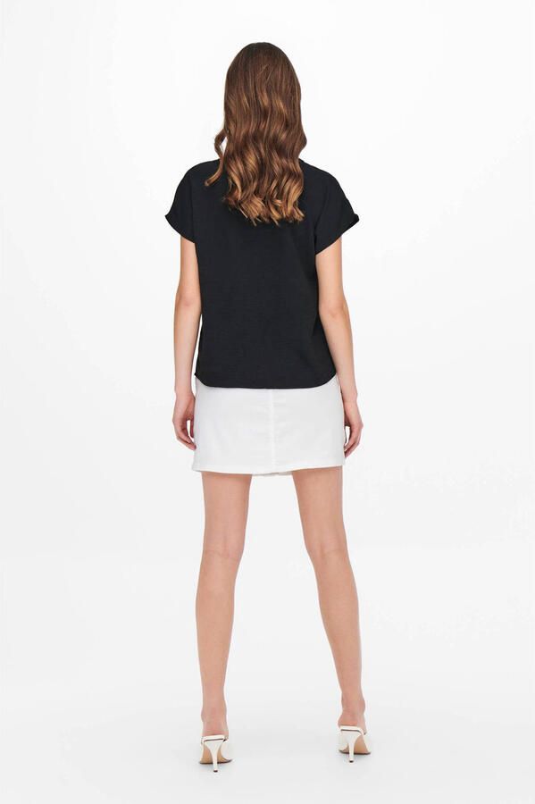 JDY geweven top LION met textuur zwart - Foto 2