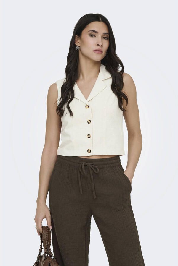 JDY gilet ecru