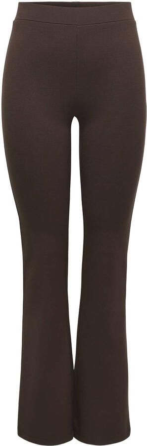 JDY high waist flared broek bruin