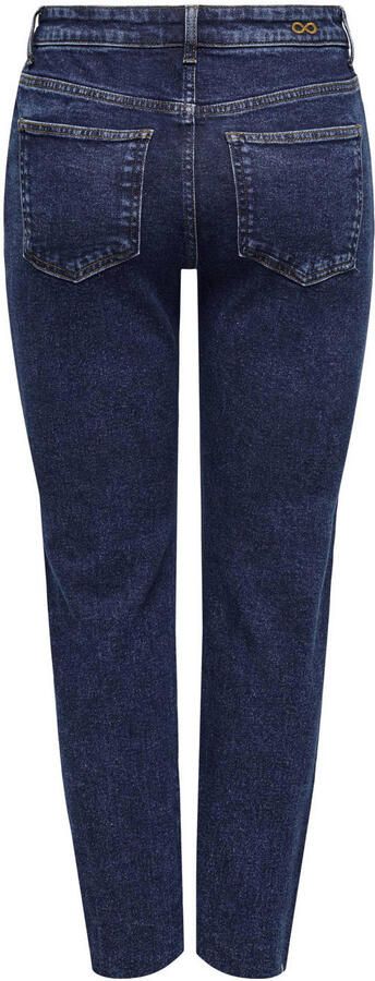 JDY high waist straight leg jeans LULLU dark blue denim