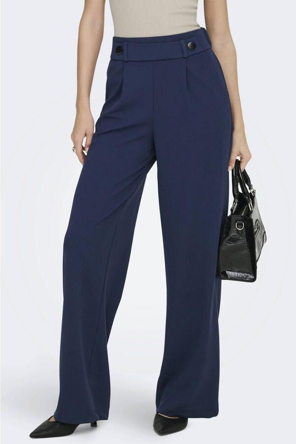 JDY Jerseybroek GEGGO NEW LONG PANT JRS NOOS met decoratieve riem voor op de band - Foto 3