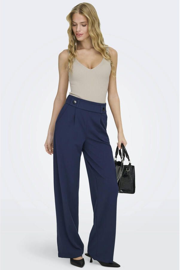 JDY Jerseybroek GEGGO NEW LONG PANT JRS NOOS met decoratieve riem voor op de band - Foto 2