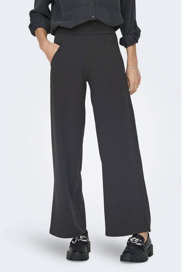 JDY Comfortbroek LOUISVILLE CATIA WIDE PANT JRS NOOS Zomerbroek achter met elastische boord