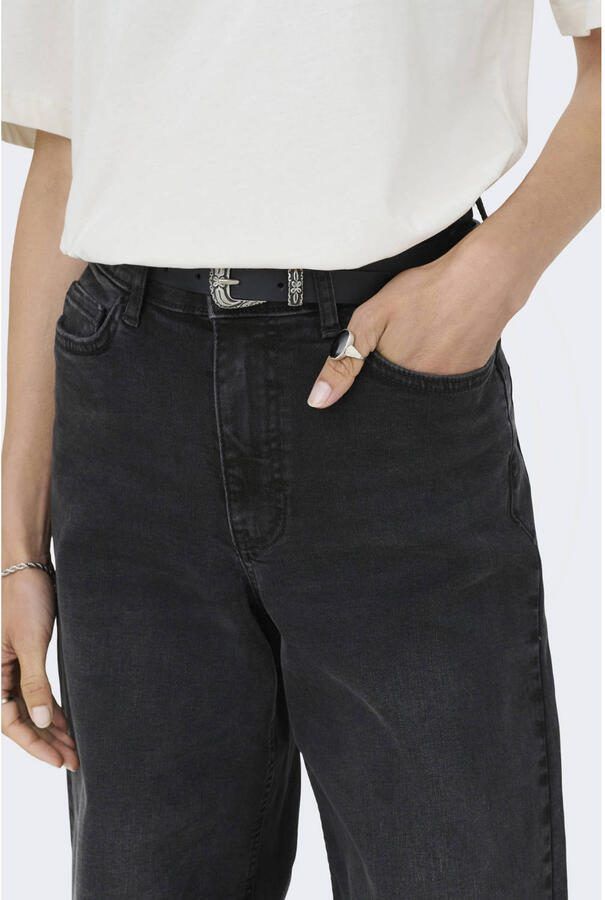 JDY High-waist jeans FELINA-FINA HW WIDE BLK JEANSDNM NOOS - Foto 2
