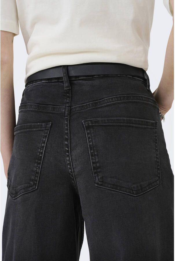 JDY High-waist jeans FELINA-FINA HW WIDE BLK JEANSDNM NOOS - Foto 3
