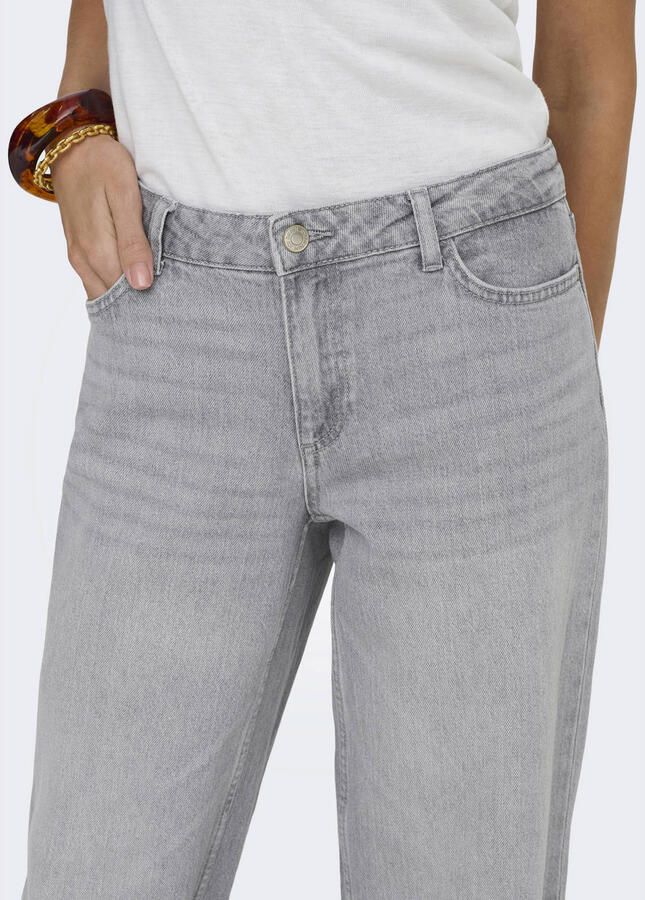 JDY KATIE low waist straight leg jeans grey denim - Foto 3